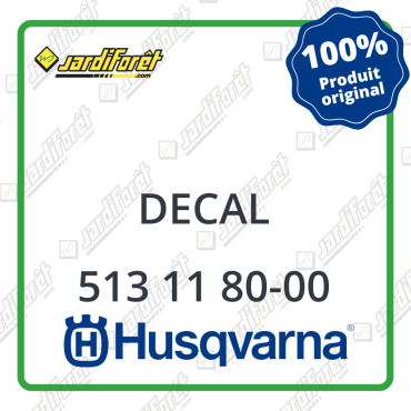 Decal Husqvarna - 513 11 80-00