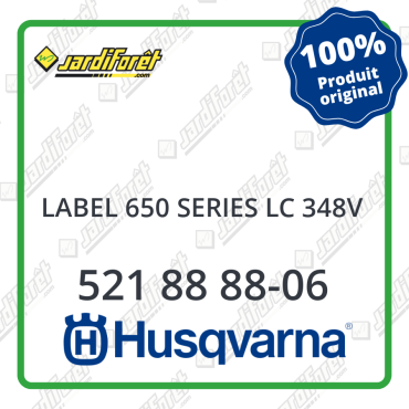 Label 650 series lc 348v Husqvarna - 521 88 88-06