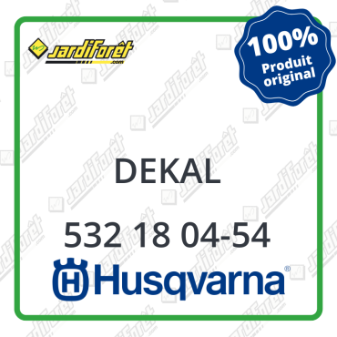 Dekal Husqvarna - 532 18 04-54
