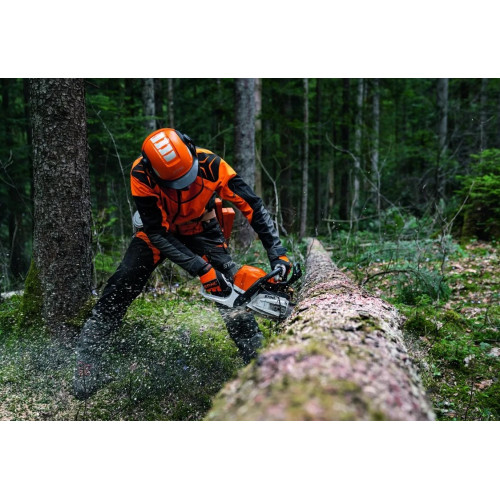 STIHL MS 400 montée avec guide chaine ES Light 50cm