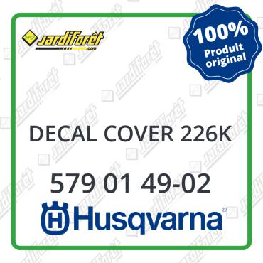 Decal cover 226k Husqvarna - 579 01 49-02