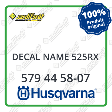 Decal name 525rx Husqvarna - 579 44 58-07