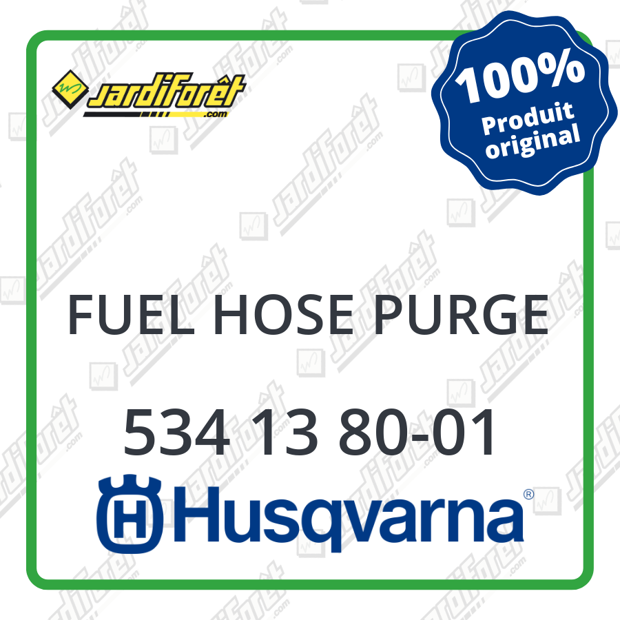 Fuel hose purge Husqvarna 534 13 8001 Jardiforêt