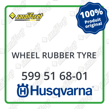 Wheel rubber tyre Husqvarna - 599 51 68-01