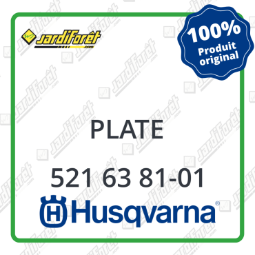 Plate Husqvarna - 521 63 81-01