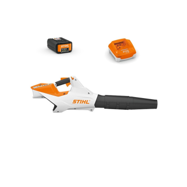 Souffleur à batterie STIHL BGA 86 avec batterie STIHL AP300S et chargeur STIHL AL301