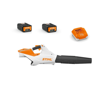 Souffleur à batterie STIHL BGA 86 avec 2 batteries STIHL AP300S et un chargeur STIHL AL301