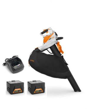 Aspiro-Souffleur broyeur SHA 56 à batterie STIHL + 2 X AK30 + AL101