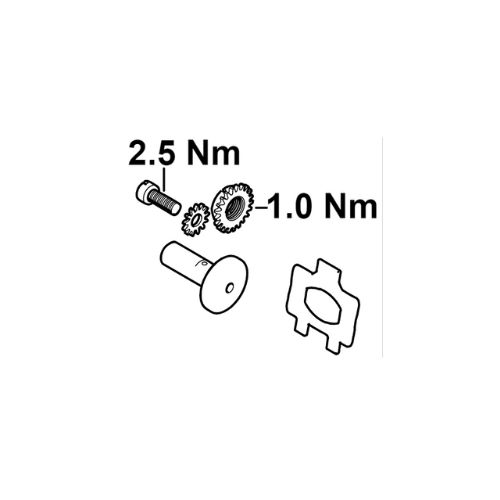 Jeu de vis de fixation pour sécateur à batterie STIHL ASA20 (VA05 710 8700)