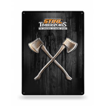 Panneau en tôle "STIHL...