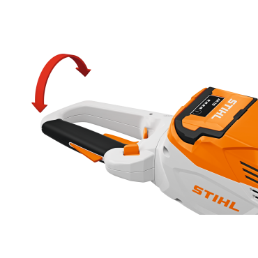Poignée pivotante sur le taille haie HSA 100 STIHL