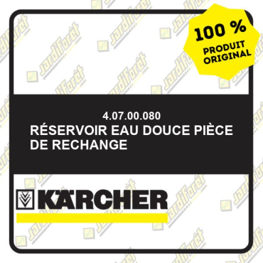 Réservoir eau douce pièce de rechange    40700080 Karcher