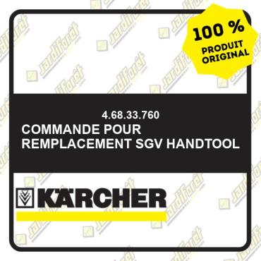 Commande pour remplacement SGV handtool  46833760 Karcher