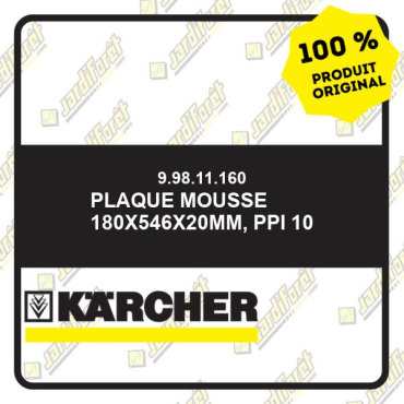 Plaque mousse 180x546x20mm