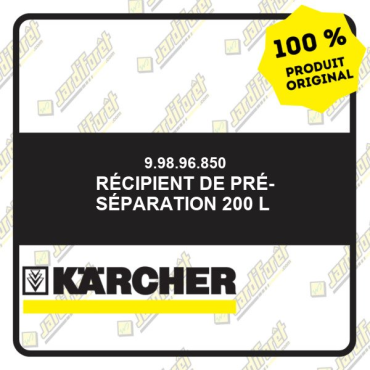 Récipient de pré-séparation 200 l 99896850 Karcher