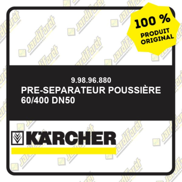 Pre-separateur poussière 60/400 DN50 99896880 Karcher
