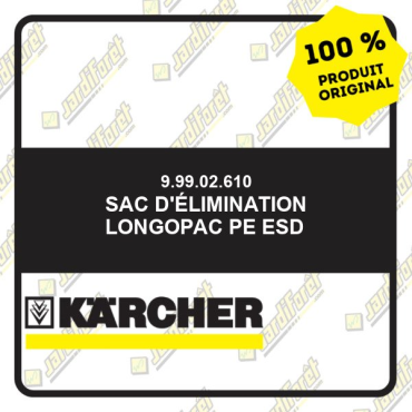 Sac d'élimination Longopac PE ESD 99902610 Karcher