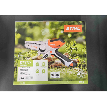 STIHL GTA 26 mini tronçonneuse coupe-branches à batterie en pack avec batterie et chargeur