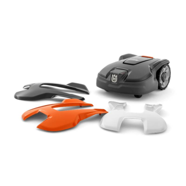Coque supérieure robot tondeuse husqvarna 310 et 315 gris anthracite - orange - blanche