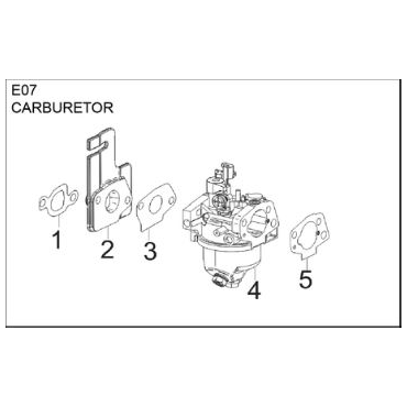 Carburettor kit rato 120 Husqvarna - 594 98 38-01