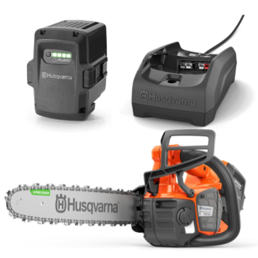 Pack tronçonneuse à batterie HUSQVARNA T542iXP + QC250 + BLi200
