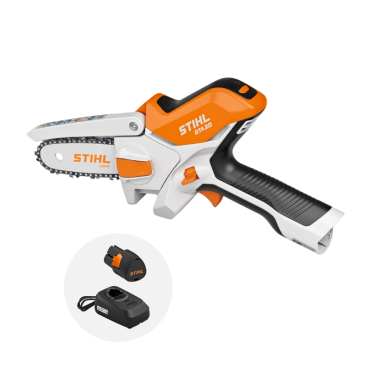 STIHL GTA 20 mini tronçonneuse coupe-branches à batterie en pack avec batterie et chargeur