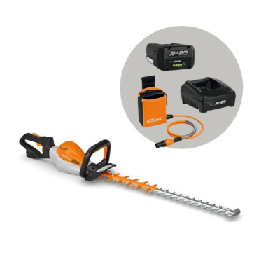 Pack STIHL HSA 130 R 75cm Taille-haies à batterie avec batterie AP300P chargeur AL301 et pochette