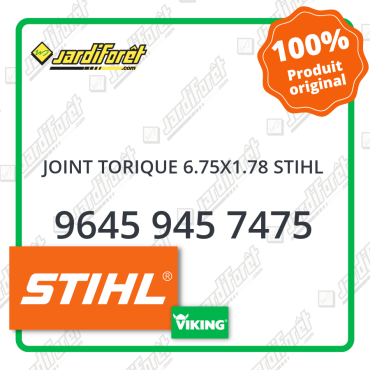 Joint torique 6.75x1.78 stihl STIHL référence 9645 945 7475