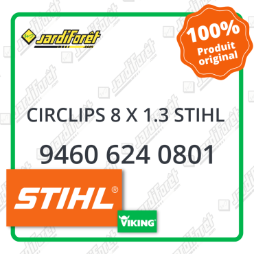 Circlips 8 x 1.3 stihl STIHL référence 9460 624 0801