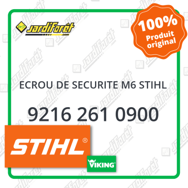 Ecrou de securite m6 stihl STIHL référence 9216 261 0900