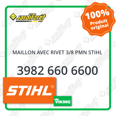 Maillon avec rivet 3/8 pmn stihl STIHL référence 3982 660 6600
