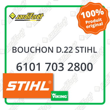 Bouchon d.22 stihl STIHL référence 6101 703 2800