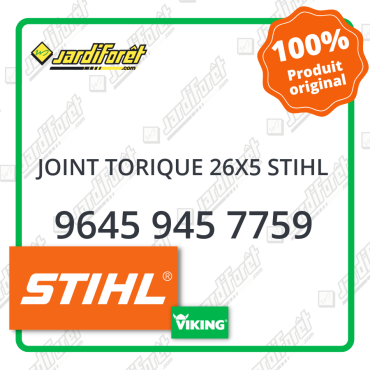 Joint torique 26x5 stihl STIHL référence 9645 945 7759