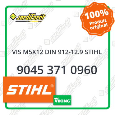 Vis m5x12 din 912-12.9 stihl STIHL référence 9045 371 0960