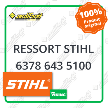 Ressort stihl STIHL référence 6378 643 5100