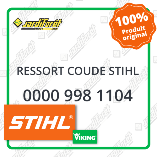 Ressort coude stihl STIHL référence 0000 998 1104