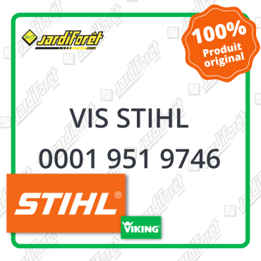 Vis stihl STIHL référence 0001 951 9746