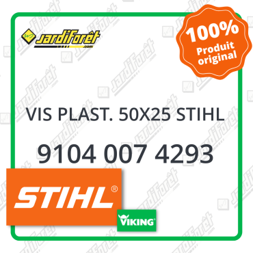 Vis plast. 50x25 stihl STIHL référence 9104 007 4293