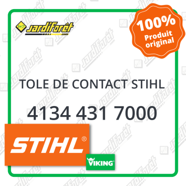 Tole de contact stihl STIHL référence 4134 431 7000