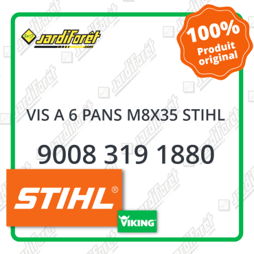 Vis a 6 pans m8x35 stihl STIHL référence 9008 319 1880