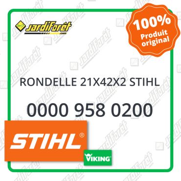 Rondelle 21x42x2 stihl STIHL référence 0000 958 0200