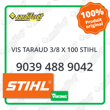 Vis taraud 3/8 x 100 stihl STIHL référence 9039 488 9042