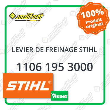 Levier de freinage stihl STIHL référence 1106 195 3000