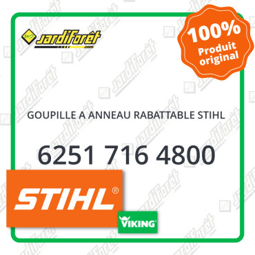 Goupille a anneau rabattable stihl STIHL référence 6251 716 4800