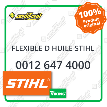 Flexible d huile stihl STIHL référence 0012 647 4000