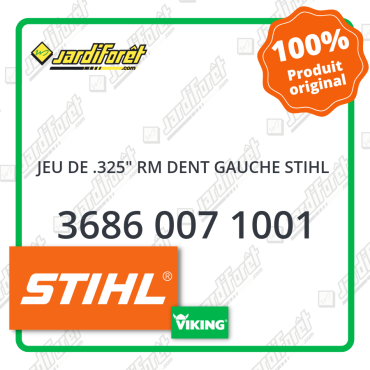 Jeu de .325" rm dent gauche stihl STIHL référence 3686 007 1001