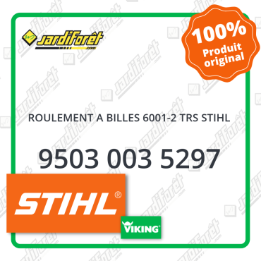 Roulement a billes 6001-2 trs stihl STIHL référence 9503 003 5297