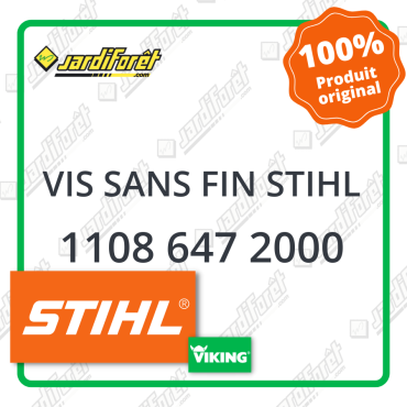 Vis sans fin stihl STIHL référence 1108 647 2000