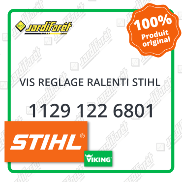 Vis reglage ralenti stihl STIHL référence 1129 122 6801