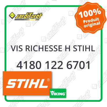 Vis richesse h stihl STIHL référence 4180 122 6701